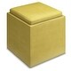 preview thumbnail 39 of 92, WYNDENHALL Townsend 17 inch Wide Contemporary Square Storage Ottoman
