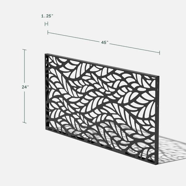 dimension image slide 13 of 15, Veradek Plastic Black Screen Panel