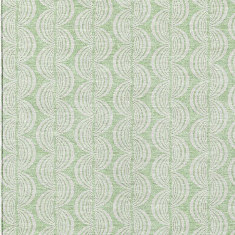 HomeRoots Ogee Transitional Rectangle Outdoor Rug