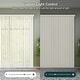 preview thumbnail 4 of 15, Cordless Vertical Blinds Oxford Alabaster