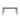 Rectangular Wooden Mid-Century Modern Dining Table in Walnut