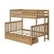 preview thumbnail 6 of 25, Max and Lily Twin over Full Bunk Bed with Ladder and Storage Drawers