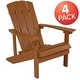 preview thumbnail 41 of 126, All-weather Poly Resin Wood Outdoor Adirondack Chair (Set of 4)