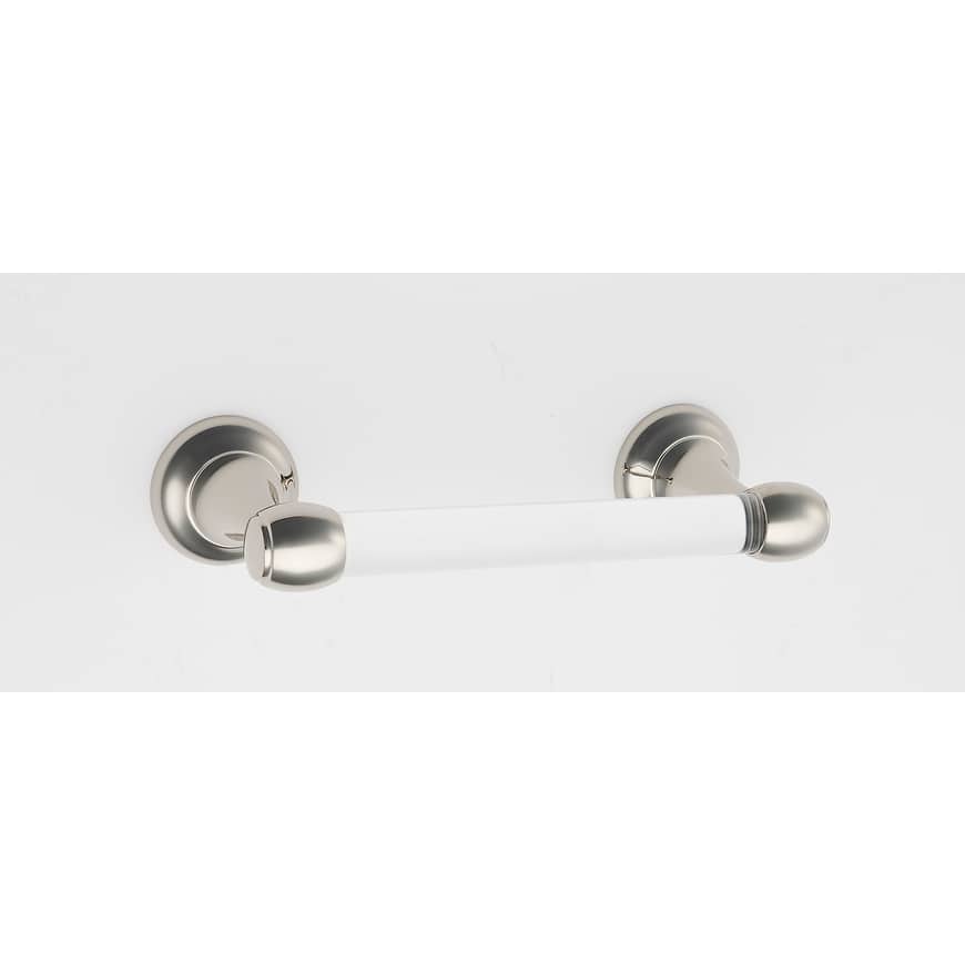 Alno Royale Modern Acrylic 6-1/4" Wide Double Post Toilet Paper Holder