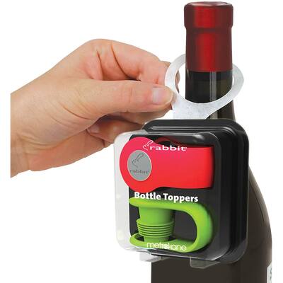 Rabbit Bottleneck Gifts Bottle Toppers Set of 2