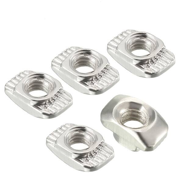 Creative-Idea 180Pcs 2020 Series M3 M4 M5 T Slot Nut Nickel Plated Carbon Steel with 4 Matching Wrenches
