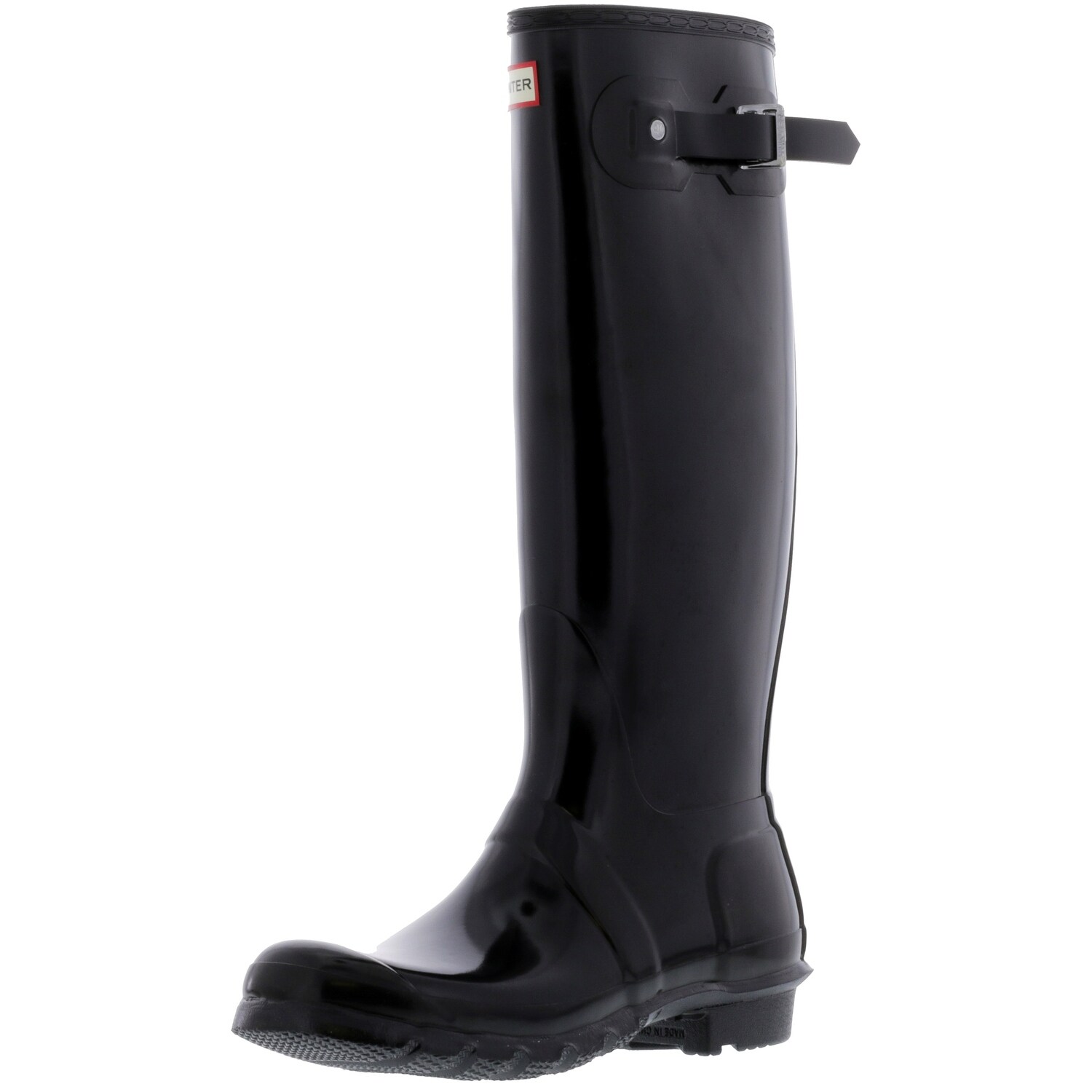 womens tall black rain boots