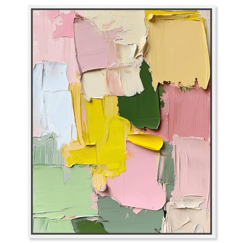 Vibrant Vista II Canvas by Art Remedy - 36" x 45" - White