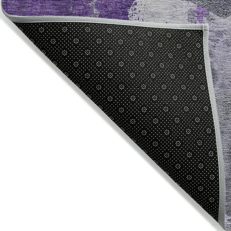 Machine Washable Indoor/ Outdoor Chantille Modern Burst Rug