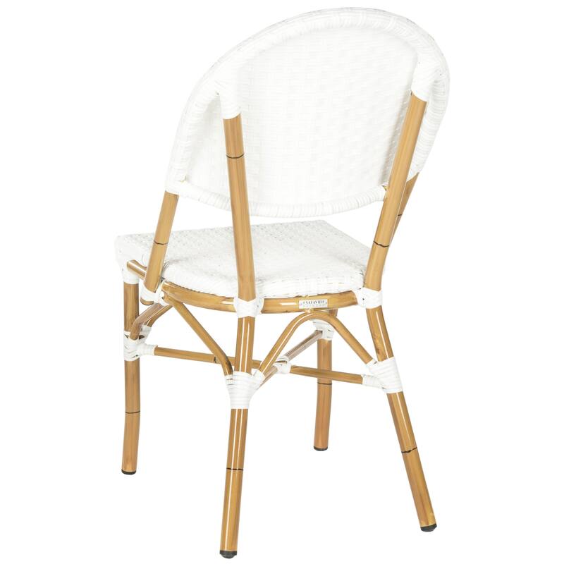 SAFAVIEH Noretta Indoor/ Outdoor Stackable Dining Chair (Set of 2) - 18Wx22Dx35H