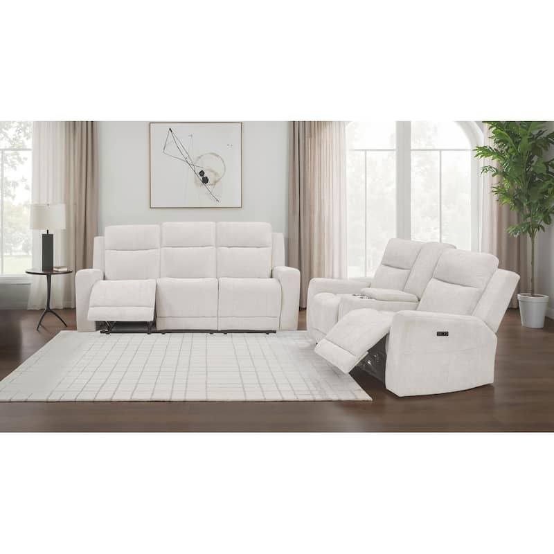 Kennett Chenille Power Reclining Sofa Set