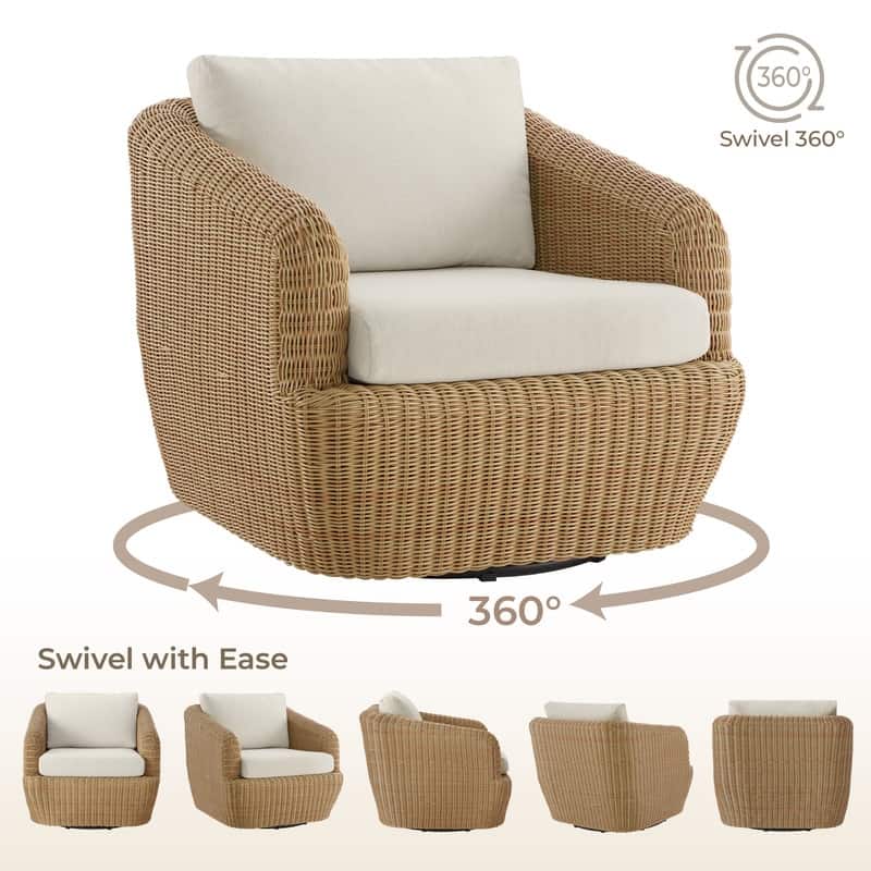 Patio Wicker Furniture Set Outdoor Rattan Bistro Set