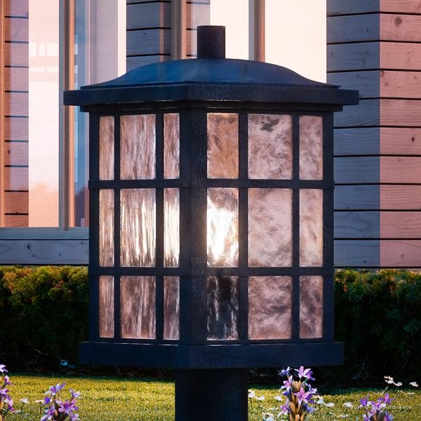 Craftsman style on sale post light
