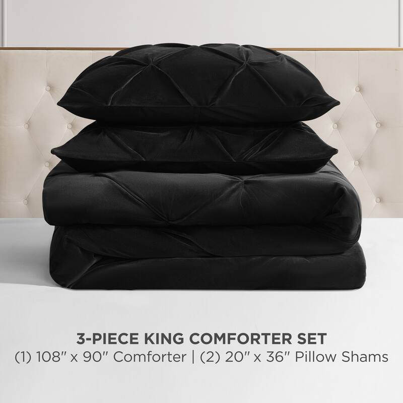 Juicy Couture Kiss Pleat Plush Comforter Sets