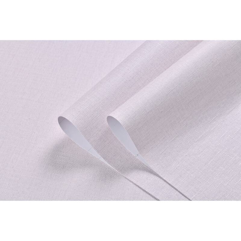 Linen Texture Vinyl Peel and Stick Wallpaper Roll, 2Ft x 33Ft/Roll - LightPink - 1 Roll