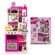 preview thumbnail 1 of 18, Costway Kids Kitchen Playset with Realistic Sounds Lights Play Sink 95 - See Details Pink