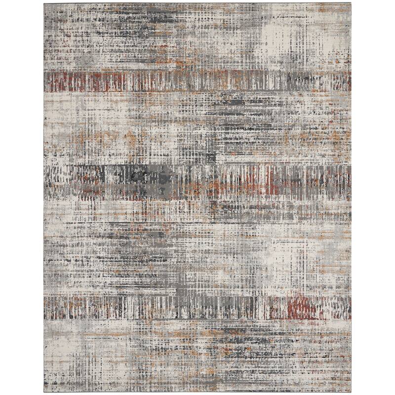 Nourison Ludlow Abstract Linear Geometric Area Rug