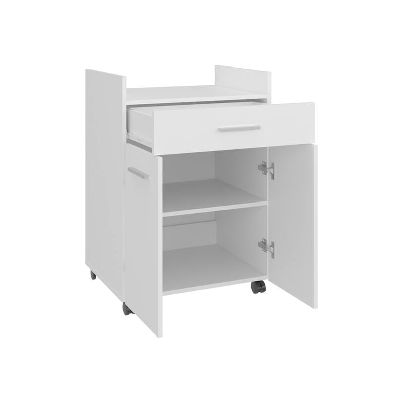Derry Coffee Cart, Living Room, White