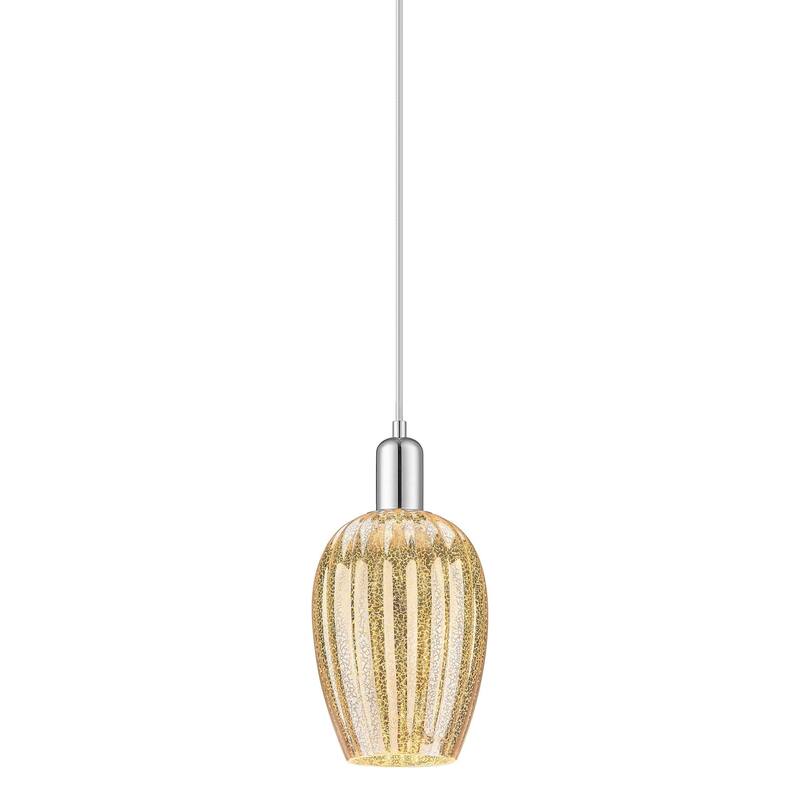 Innovations Lighting 716-1P-13-6 Preston Pendant Preston 6" Wide Mini - Polished Chrome / Mercury