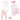 Little Treasure Baby Girl Layette 6-Piece Set, Sparkling