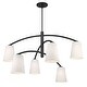preview thumbnail 10 of 9, Minka Lavery 5399 Headington 6 Light 54" Wide Chandelier