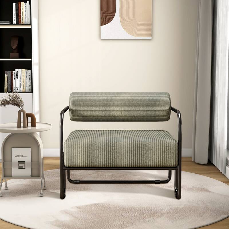 Upholstered Accent Chair Lazy Sofa Chair