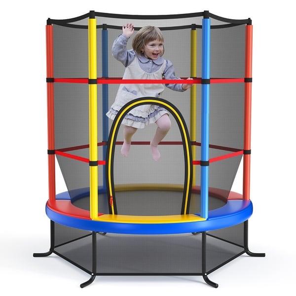 slide 2 of 12, Costway 55'' Kids Trampoline Bouncing Jumping Mat Recreational - See Details See Details - Kids