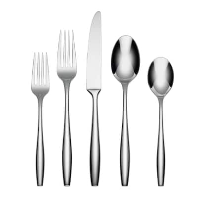Katerina Champagne Satin 20-Piece Flatware Set