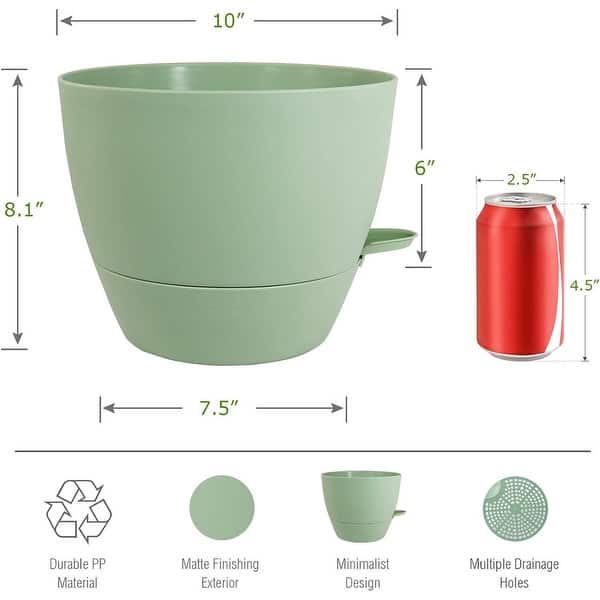 Large Plastic Plant Pots - Bed Bath & Beyond - 39094973