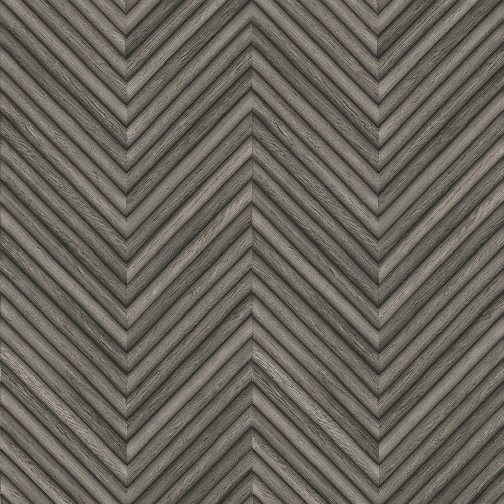 Galerie Wallcoverings Woods and Wicker Collection Herringbone Wood Effect Matte Finish Vinyl on Non-woven Wallpaper Roll