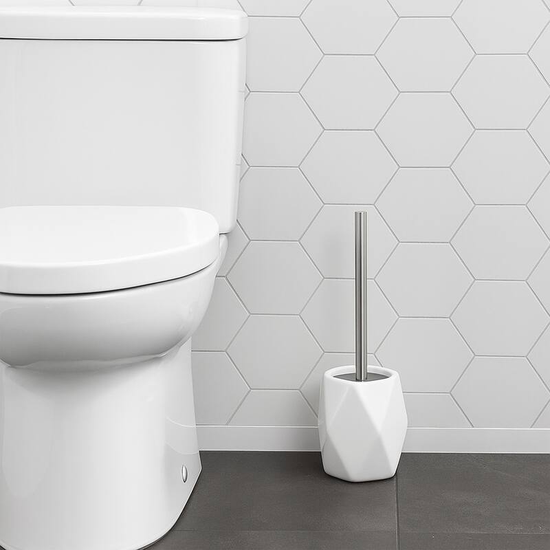 Diamond Bath Set Accessories White or Black