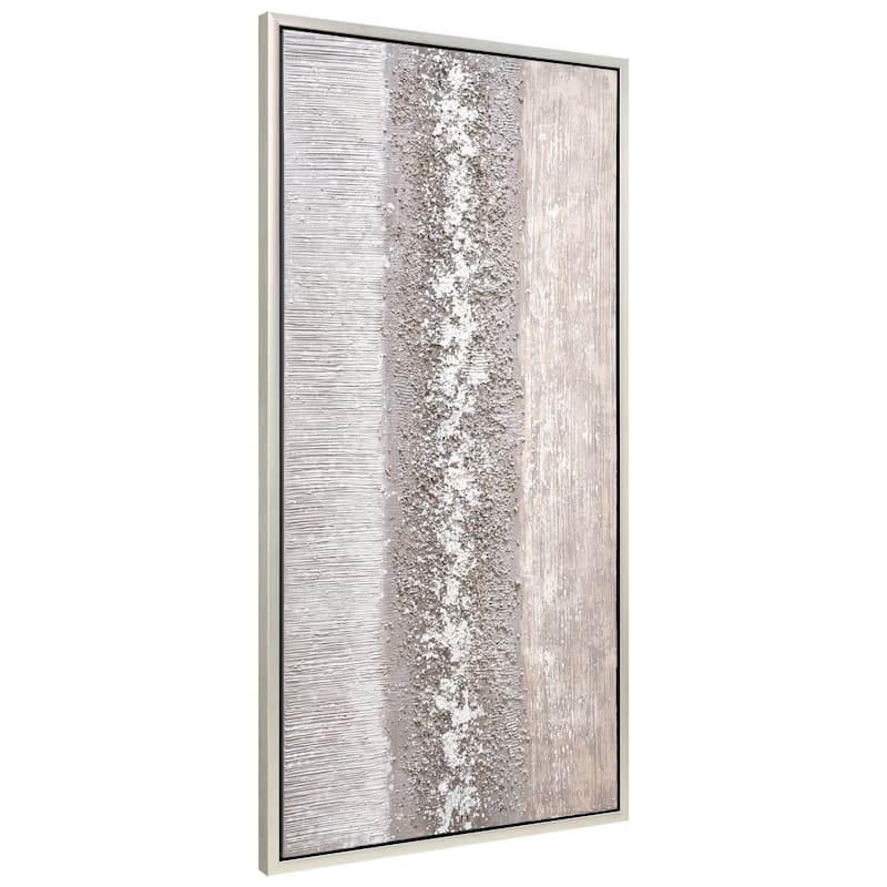 Sandpath Textured Hand Painted Canvas Wall Art