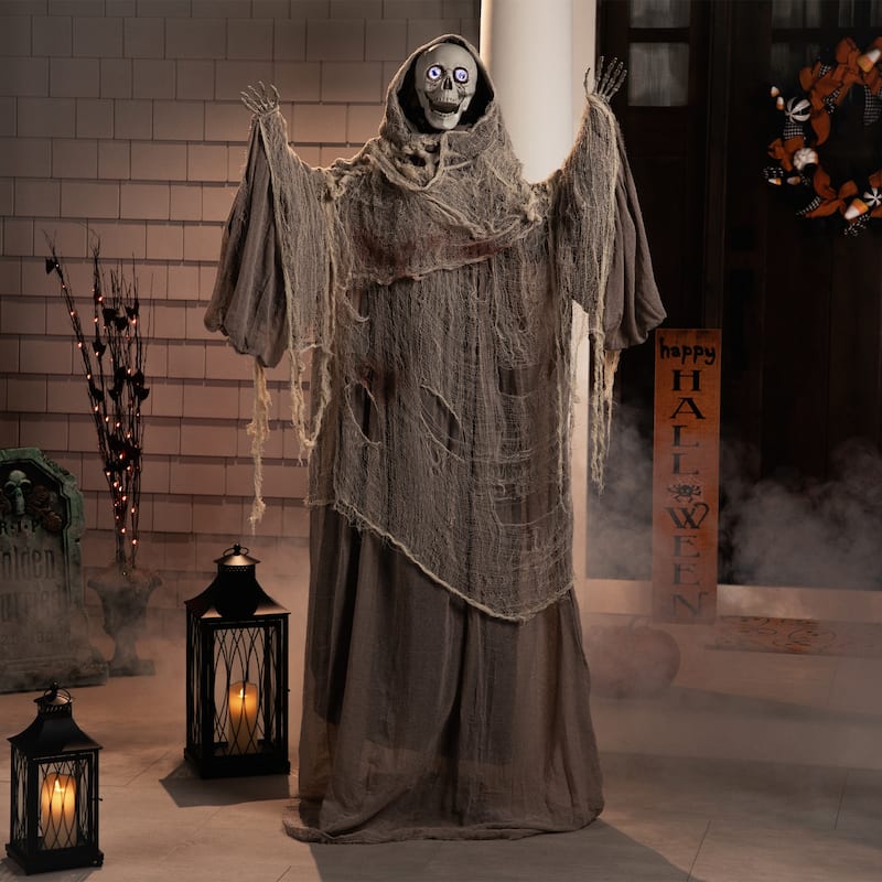 Lighted and Animated Master of Death Halloween Decoration - 65"
