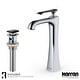 preview thumbnail 28 of 32, Karran Woodburn Single Hole Single Handle Vessel Bathroom Faucet with Matching Pop-Up Drain Chrome