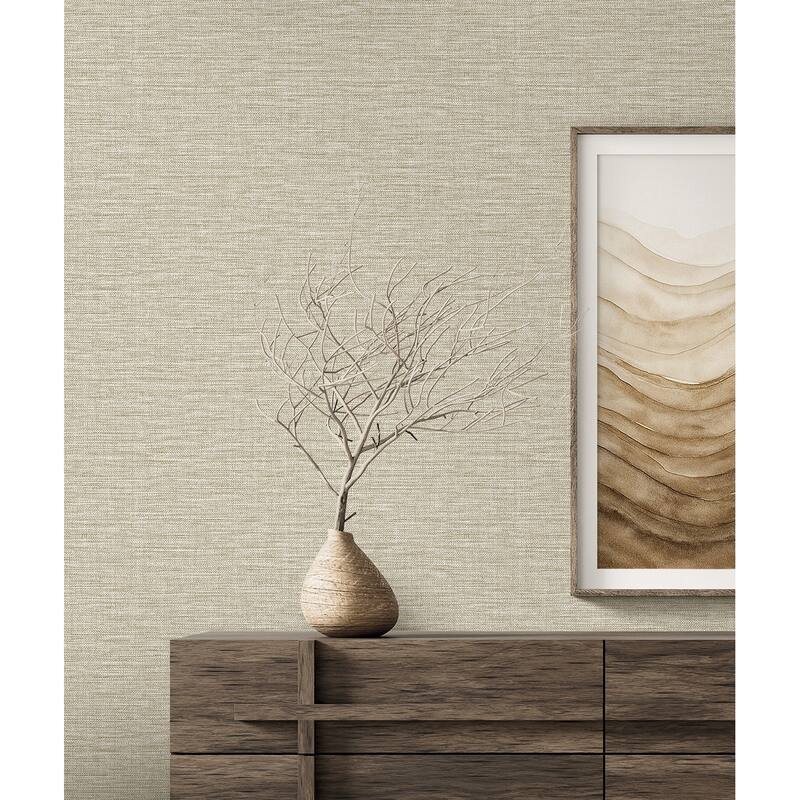 Seabrook Designs Opalind Faux Non-Woven Unpasted Wallpaper