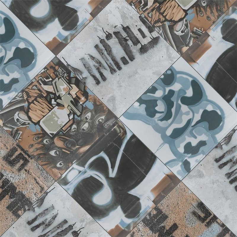 Merola Tile Urban Art Matte 17-5/8" x 17-5/8" Ceramic Floor and Wall Tile