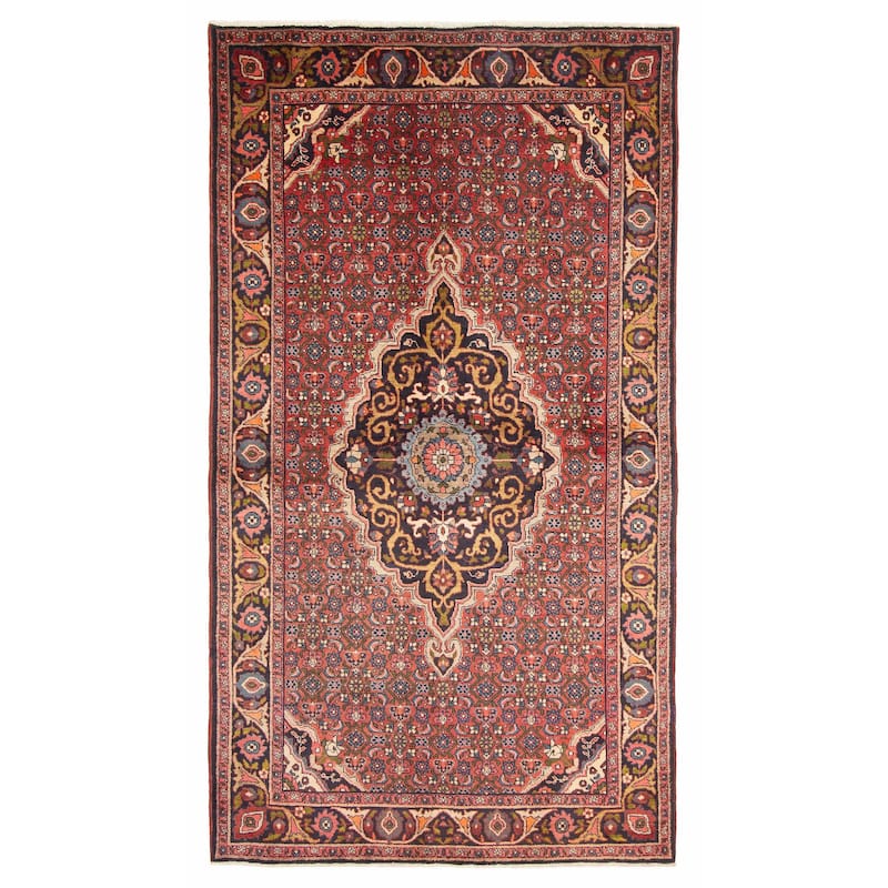 ECARPETGALLERY Hand-knotted Anatolian Vintage Red Wool Rug - 4'5 x 7'7
