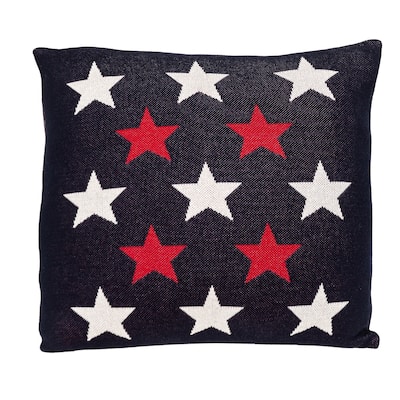 Parkland Collection The Stars Transitional Navy Blue Throw Pillow