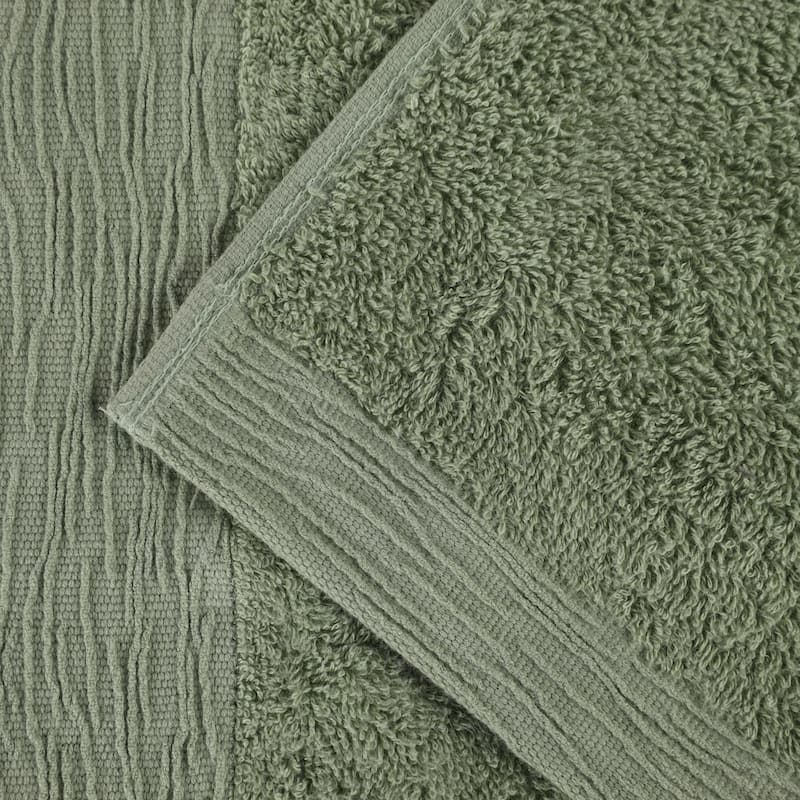 Superior Sierra Rayon From Bamboo Cotton Blend 8 Piece Bathroom Towel Set