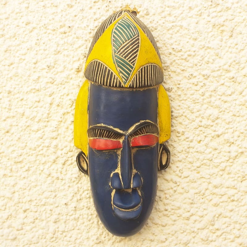 Novica Handmade Gameli African Wood Mask