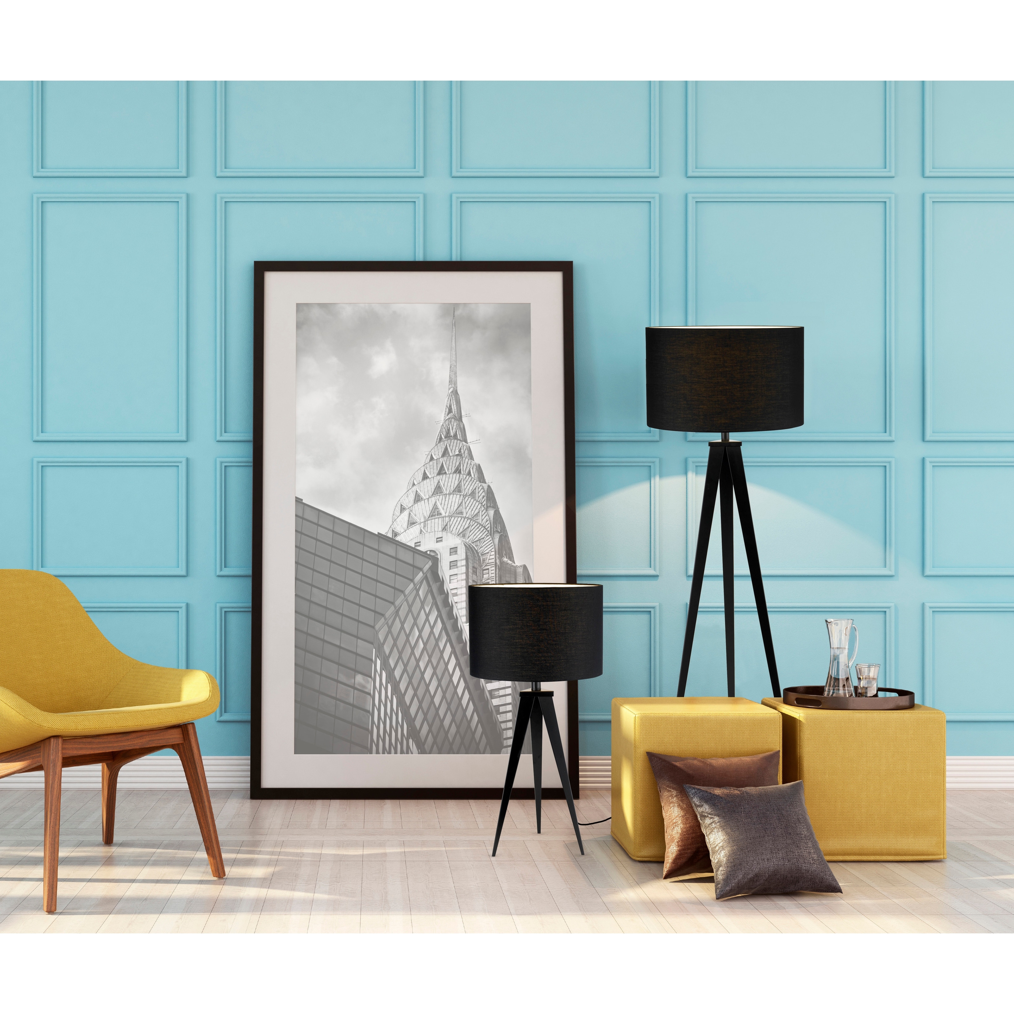 Adesso director online floor lamp