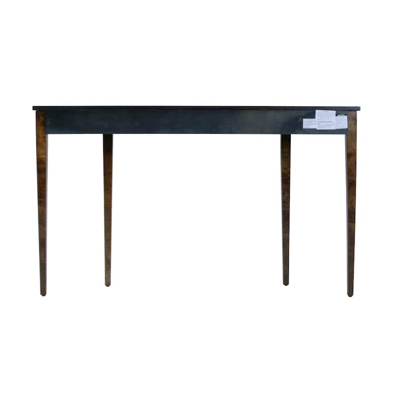 Chester 54 in. W Demilune Wood Traditional Console Table