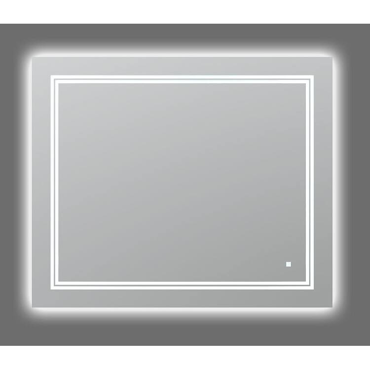 AQUADOM Soho 36" Led Lighted Mirror for Bathroom Defogger, Backlit and Front-Lit - 36"x30"x1"