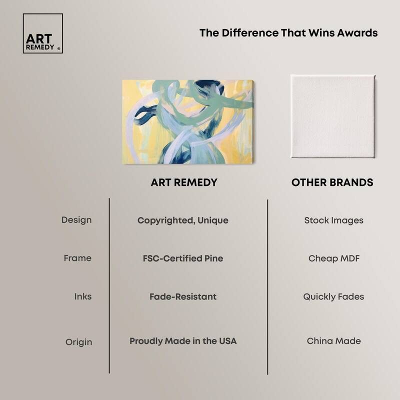 Entangled Embrace I Canvas by Art Remedy, Gallery Wrapped
