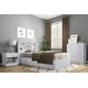 preview thumbnail 10 of 8, OS Home and Office Furniture Model 6002 One Drawer White Nightstand