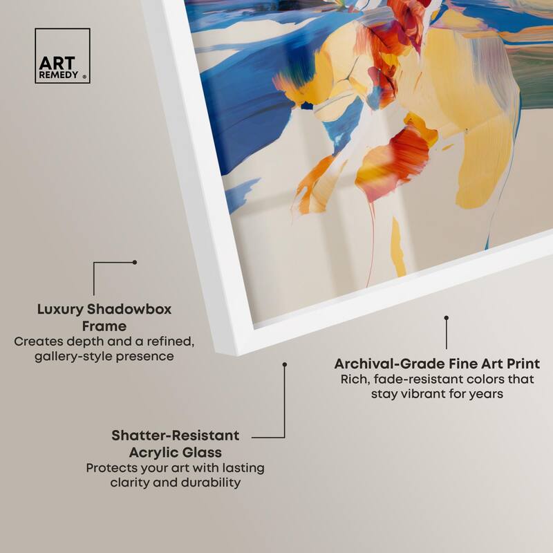 Flippant Bloom III Shadowbox by Art Remedy