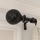 preview thumbnail 2 of 25, Acroma Black Adjustable Curtain Rod with Final Set