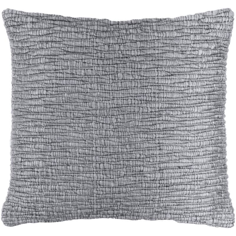 Gisel Farmhouse Solid Color Accent Pillow