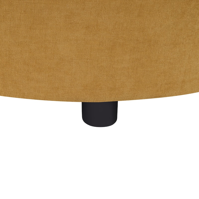 L-Shape Sectional Sofa with Curved Chaise Lounge, Chenille Fabric 3 Seater Sofa with USB Ports & Storage Pockets