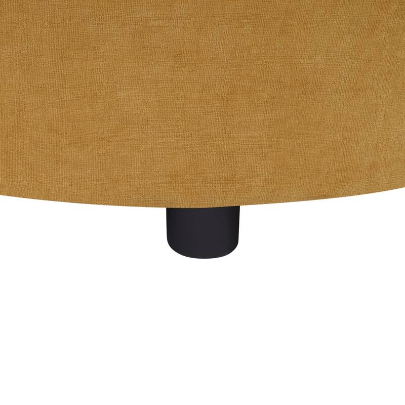 Living Room Chenille L-Shaped Sectional Sofa Set with Curved Chaise Lounge, USB Ports and Side Storage Pockets